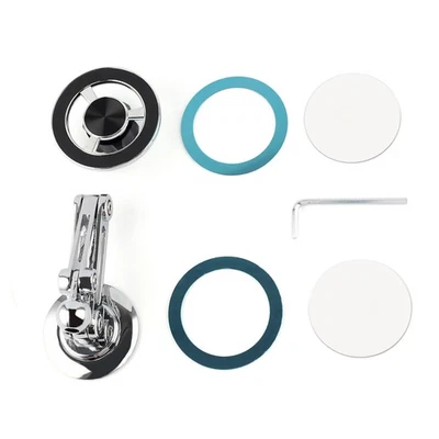 Black/Silver 360° Magnetic Car Phone Holder Mount Strong Magnet Suction Stand - Image 1 of 4