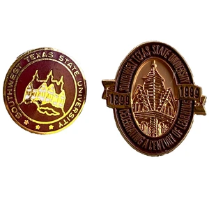 Southwest Texas State SWT University Anstecknadel Lot 100 Jahre Jahrhundert alt Main - Bild 1 von 7