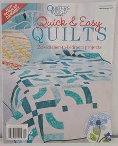 Quilters World Magazine Quick & Easy 28 Projects July 2021 - Picture 1 of 3