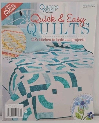 Quilters World Magazine Quick & Easy 28 Projects July 2021 - Image 1 of 3