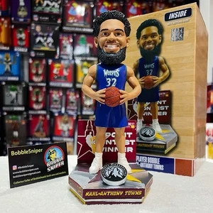 KARL-ANTHONY TOWNS Minnesota Timberwolves 2022 NBA All-Star 3-Point Bobblehead - Picture 1 of 9