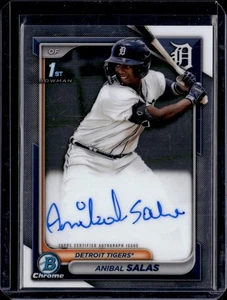 2024 Bowman Chrome Anibal Salas 1st Bowman Auto - Bild 1 von 2