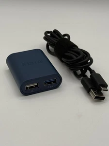  2 Port USB Wall Charger: AC Pro Multiport USB Charger, Navy 2 Port USB Charger - Picture 1 of 10