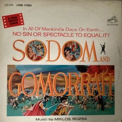 ORIGINAL S/TRACK MIKLOS ROZSA LP VINYL RECORD ‘SODOM AND GOMORRAH’ (RCA) - Image 1 of 4