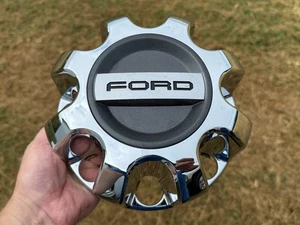 FORD F-250 F-350 OEM WHEEL CENTER CAP CHROME HC3C-1A096-GBD 2017-2025 3 1/2" NEW - Picture 1 of 4