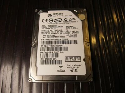 Hitachi HTS543232L9A300   PN:0A57367  320GB SATA Laptop Hard Drive 2.5" - Image 1 of 2