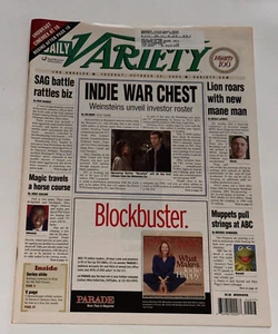 Daily Variety 2005 Oct 25 Jon Favreau Zathura Magdalena Magic Johnson Madonna - Picture 1 of 6