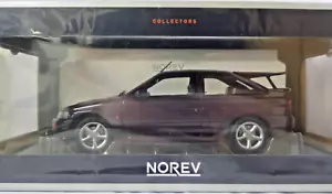Norev 1992 Ford Escort RS Cosworth metallic purple 1:18 Scale - Picture 1 of 2