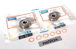 Rodamientos guía de cinta Revox Precision Studer SKF y cuñas de latón para PR99 B77 A77 - Imagen 1 de 5