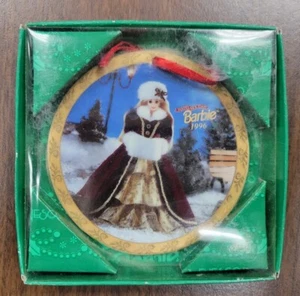 Barbie Mattel 1996 Happy Holidays Christmas Ornament Limited Edition #188824 - Picture 1 of 4