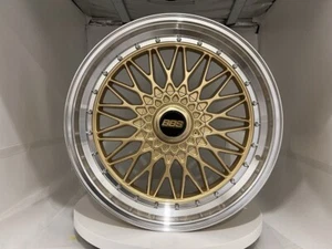 135 20 inch Gold Machined Lip Rim fits 5x115 BUICK LE SABRE 2000-2005 - Picture 1 of 10