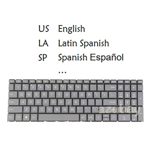 Laptop Keyboard For HP 15-fc 15-fcxxxx 15-fc0000 15-fd 15-fd0000 Backlit /No - Afbeelding 1 van 8