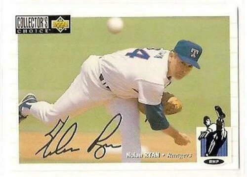 Collector's Choice Silver Signature #249 1994 Nolan Ryan Texas Rangers  Foto 1 de 1