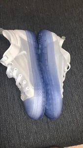 Zapatos Para Mujer  De Tenis WeeBoo Blanco cremoso y azul transparente. - Picture 1 of 6
