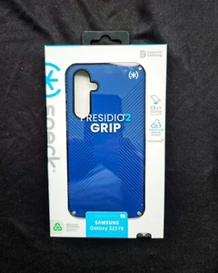 SPECK Samsung Galaxy S23 FE PRESIDIO2 BLUE/TEMPERED GLASS/NEW RETAIL BOX - Picture 1 of 7