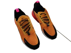 NIke Air Force 270 uomo Red Orange Black 43 scarpe sportive originali. SLIP ON - Foto 1 di 13