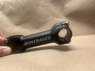 Trek Bontrager 120mm Stem 1 1/8" DC 25.4mm Clamp +/-10 Deg Black - Image 1 of 4
