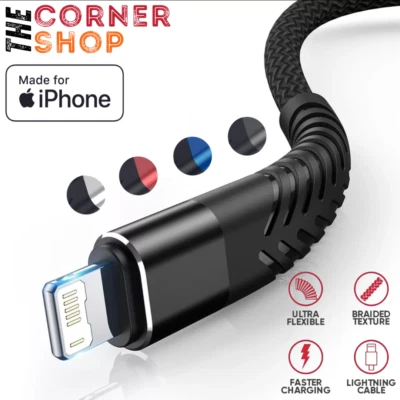 For iPhone 7 8 9 10 11 12 13 14 ProMax Fast Charging Cable Long USB Charger Merm - Image 1 of 4