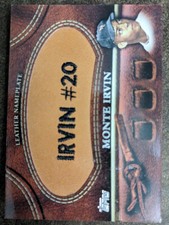 2011 Topps Glove Leather Nameplate Monte Irvin #MLG-MI New York Giants