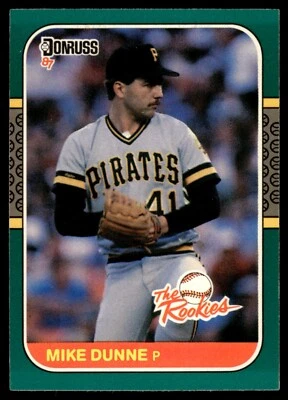 1987 Donruss The Rookies #38 Mike Dunne Pittsburgh Pirates - Image 1 of 2
