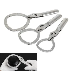 Durable Stainless Steel Oil Filter Wrench Handcuff Style Remover For Car Motor - Picture 1 of 12