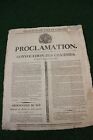 Rare Affiche Arrestation De Napoleon  Proclamation Du 6 Mars 1815  Louis Xviii