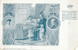 Belgian Princesse Marie-Josee Queen of Italy Birth Souvenir Postcard - Picture 1 of 2