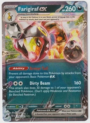 Farigiraf ex Holo Rare SV05 108/162 Temporal Forces – NM - Image 1 of 2