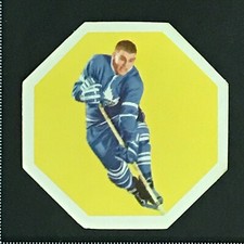 CARL BREWER 1961-62 YORK PEANUT BUTTER YELLOW BACK NO 13 EXMINT      52802