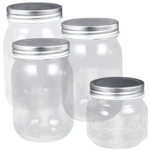 4 Pezzi Bottiglie Sigillate Barattoli Marmellata Casa Piccolo Dispenser Miele - Foto 1 di 12