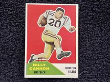RARE 1960 Fleer #66 Billy Cannon ROOKIE Card, Houston Oilers, NM+ BEAUTY!