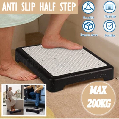 Anti Slip Half Step Stool Elderly Disability Door Mat Walking Aid Outdoor Indoor - image 1 of 4