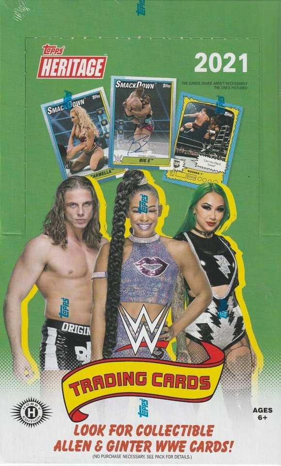 2021 Topps WWE Heritage & Allen & Ginter Inserts. Pick a card with free shipping - Image 1 of 1
