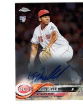 Keury Mella 2018 Topps Chrome Rookie Autograph Card #RA-KM Reds RC Auto