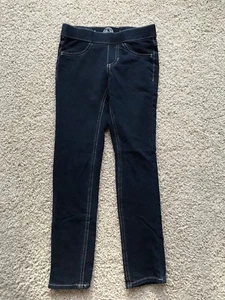 So Girls Dark Blue Denim Elastic Waist Jeggings Size 8 EUC - Picture 1 of 2