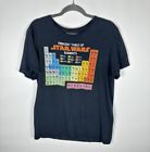 STAR WARS Periodic Table of Elements T Shirt Size Large Tee