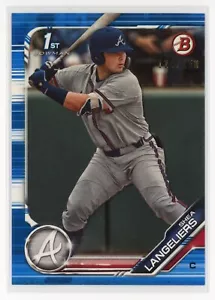 Shea Langeliers 2019 Bowman Draft #BD-67 azul 124/150 - Imagen 1 de 2