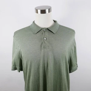 Black Brown 1826 Mens Double Mercerized Cotton SS Green Dotted Polo Shirt XL - Picture 1 of 7