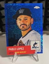 2022  PABLO LOPEZ Topps Chrome Platinum Anniversary Blue Mini Diamond /199