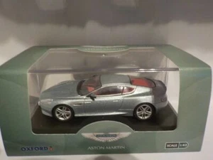 Aston Martin DB9 - Plateado, MODELO DE COCHE ESCALA 1:43 OXFORD 43AMDB9001 - Imagen 1 de 5