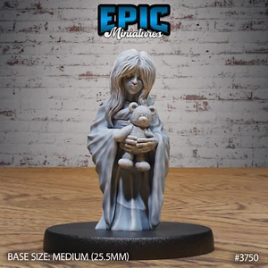 Ghost Girl B by Epic Miniatures  RPG D&D Pathfinder 3D Print - Picture 1 of 2