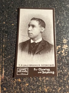 Tom Daley Brooklyn Bridegrooms 1895 Mayo Cut Plug N300 1986 Reprint