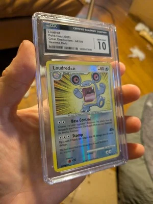 (POP 19) CGC 10 GEM MINT Loudred 44/106 REVERSE HOLO Great Encounters Pokemon - Image 1 of 4
