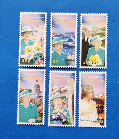 Guernsey Stamps, Scott 769-774 Complete Set MNH Cover