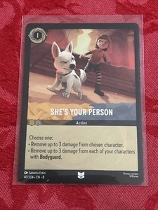 FOIL Lorcana Reign of Jafar - She's Your Person - 40/240 - M/NM FOIL - Bild 1 von 7