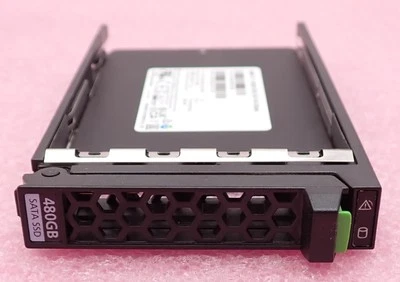 NEW Fujitsu 480GB SATA 6G Mixed-Use 2.5" Solid State Drive SSD S26361-F5675-L480 - Image 1 of 4