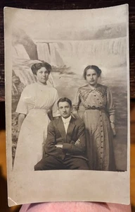 RPPC Photo Edyth Stevens of Ross Twp PA, 1907-15 Niagara Falls Tourist Souvenir - Picture 1 of 22