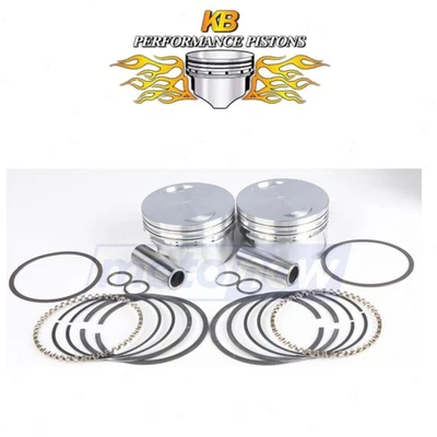 KB Cast Piston Set for 2000-2006 Harley Davidson FXST Softail Standard - cm Foto 1 de 4