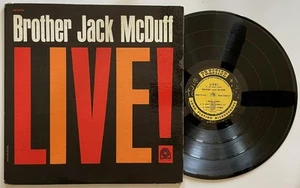 Brother Jack McDuff Live LP Prestige Soul Jazz (1963) George Benson vg - Picture 1 of 5