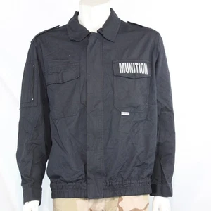 Genuine Surplus Austrian Military Lightweight Jacket Munition Patch Black (3363) - Picture 1 of 9